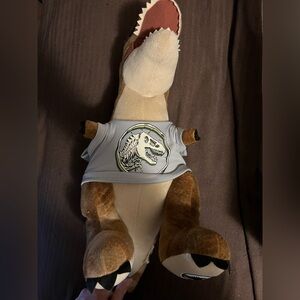Build a Bear Jurassic World Dominion T-Rex Dinosaur BAB Tyrannosaurus 16"